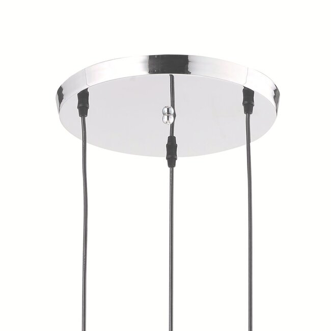 Bari design riippuvalaisin - 3 valaisinta, kromi