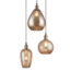 Verona kolmeosainen riippuvalaisin - meripihka