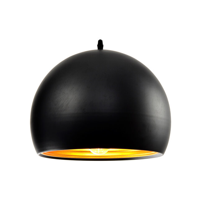 Goldy moderni riippuvalaisin - musta ja kulta - 35cm