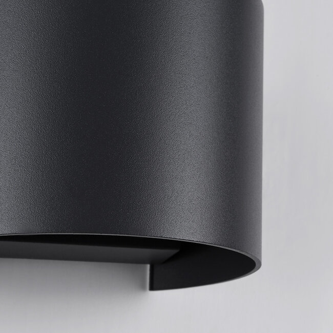 Lizzy pyöreä seinävalaisin - tumman harmaa