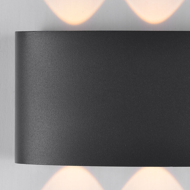 Sena seinävalaisin 6 x 1W - mattamusta
