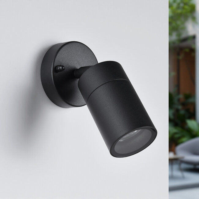 Design seinävalaisin Lola - musta