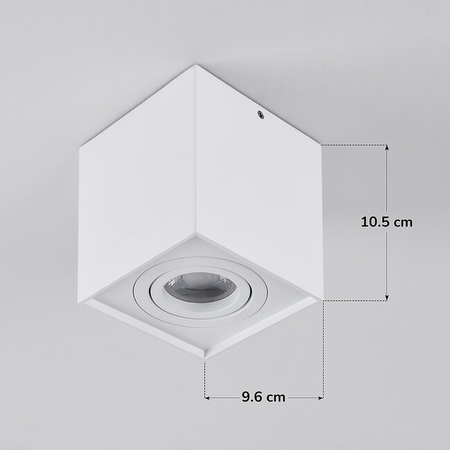 Carl seinäspotti - valkoinen