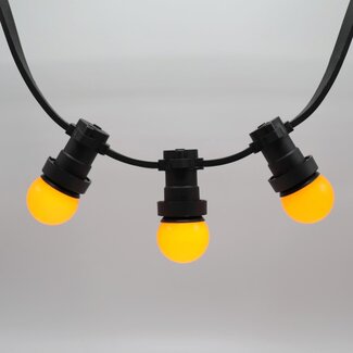 1 watin oranssi pallolamppu, vakiokupu Ø45 mm
