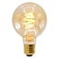Filamentti-LED-lamppu himmennettävä 5 W, meripihka, spiraali, 95 mm