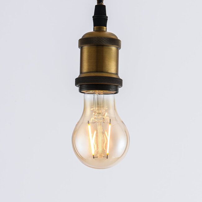 2,5 W, 4,5 W, 7 W & 10 W filamenttilamppu, 2000 K, meripihkalasi Ø60 mm, himmennettävä