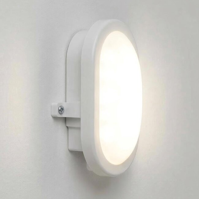 Bulkhead Ovale valkoinen, integroitu LED, 12 W