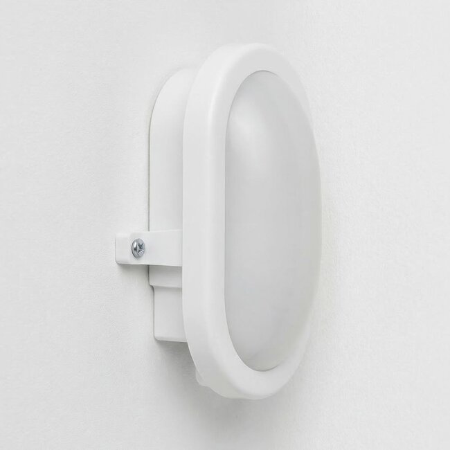 Bulkhead Ovale valkoinen, integroitu LED, 12 W