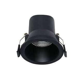 LED spotti Miracle musta, himmennettävä, 6 wattia, 3000K