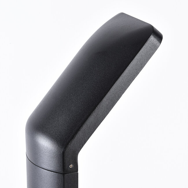 Musta pollarivalaisin Francesco kiinteällä LED-valolla - 50 cm