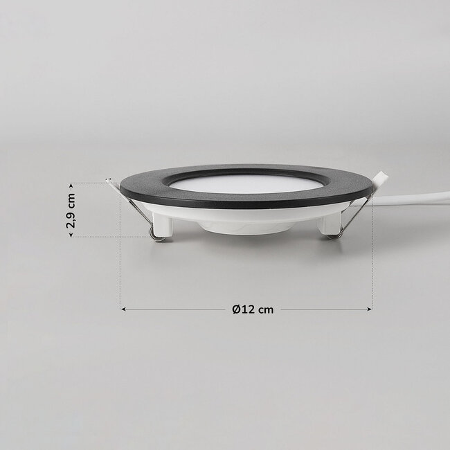 6 W pyöreä LED-alasvalo, säädettävä värilämpötila – Ø120 mm