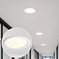 18 W pyöreä LED-alasvalo, säädettävä värilämpötila – Ø225 mm