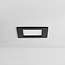 6 W neliönmuotoinen LED-alasvalo, säädettävä värilämpötila – 120 x 120 mm, musta