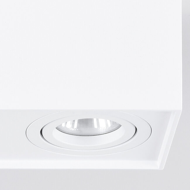 Design spot Timmy kantelbaar, 2-lichts - wit