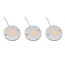 LED-kaappivalaisin Kaya, valmis sarja, 3 spottia