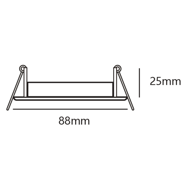 Moderne kantelbare inbouwspot zwart - Ash