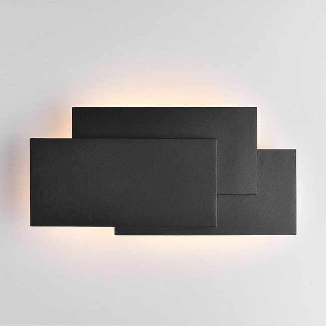 Design-seinävalaisin Utrecht - musta