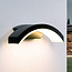 Design-ulkoseinävalaisin Vic, musta ja integroitu LED