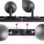 1-vaiheinen kiskojärjestelmäsarja 3 m Day-spoteilla, musta