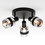 Teollinen kattospotti savulasi, 3-lamppuinen - Adira