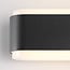 Design wandlamp buiten Cale - zwart