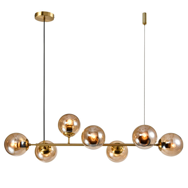 Outlet-tuote: Design-riippuvalaisin Sette, meripihkalasipallot