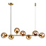 Outlet-tuote: Design-riippuvalaisin Sette, meripihkalasipallot