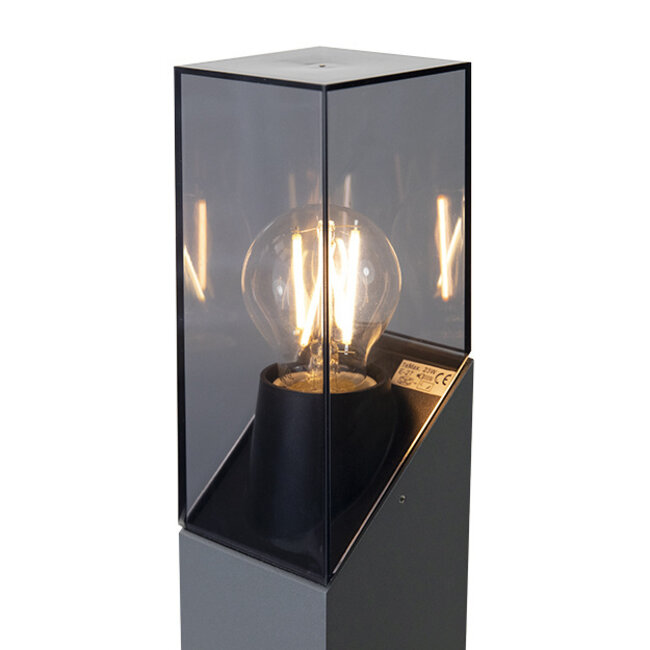 Outlet-tuote: Tukeva ulkokäyttöinen lattiavalaisin Jet, 60 cm, antrasiitti
