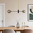 2-lamppuinen design-riippuvalaisin Danley, lasipallot
