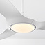 Kattotuuletin Viento kiinteällä LED-valonlähteellä ja kaukosäätimellä - valkoinen
