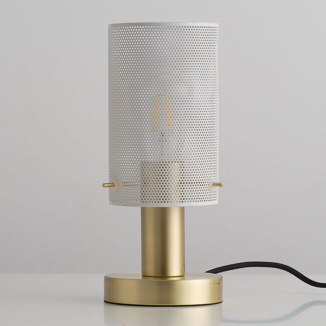 Design-pöytävalaisin Mreza, kulta ja rei'itykset