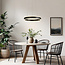 Design-riippuvalaisin Cercle, musta, himmennettävät LED-renkaat