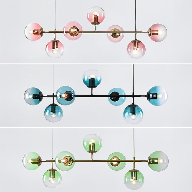 Design-riippuvalaisin Hepta eri värivaihtoehdoilla