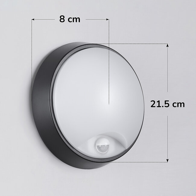 LED Bulkhead sensorilla ja säädettävällä värilämpötilalla