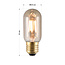 E27-putkilamppu LED himmennettävä, meripihkalasi 11 cm (2200 K)