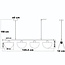 4-lamppuinen riippuvalaisin Morandi - musta ja puoliavoimet savunsävyiset kuvut