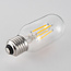 E27-putkilamppu LED himmennettävä, kirkas lasi 11 cm (2700 K)
