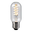 E27-putkilamppu LED himmennettävä, kirkas spiraali 11 cm (2700 K)