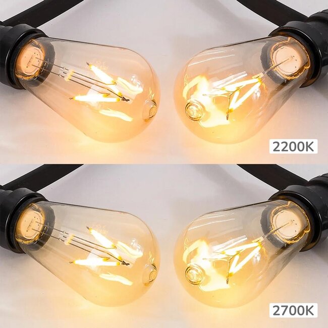 Filamenttilamppu LED himmennettävä 3,5 wattia, 60 mm (2200 K)