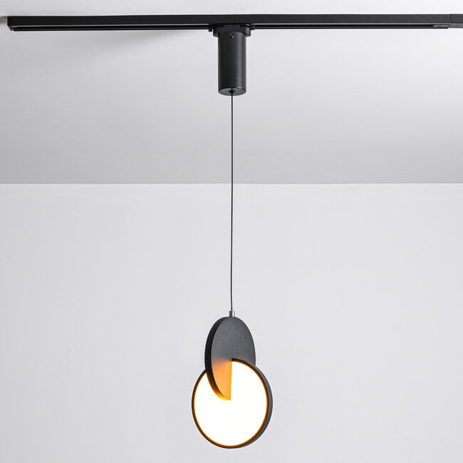 Kiskospotti Omri 1-vaiheinen, 7 W, himmennettävä LED, musta