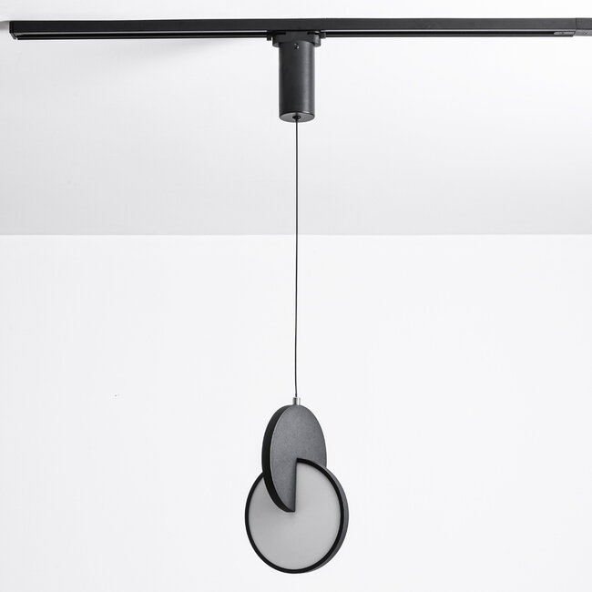 Kiskospotti Omri 1-vaiheinen, 7 W, himmennettävä LED, musta