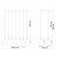 Riippuvalaisin 7-valoinen savulasilla - Vivienne