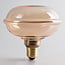 E27 UFO -filamenttilamppu LED himmennettävä, meripihka 4 wattia, 13 cm