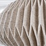 Minimalistinen pellavainen riippuvalaisin, beige - Linte