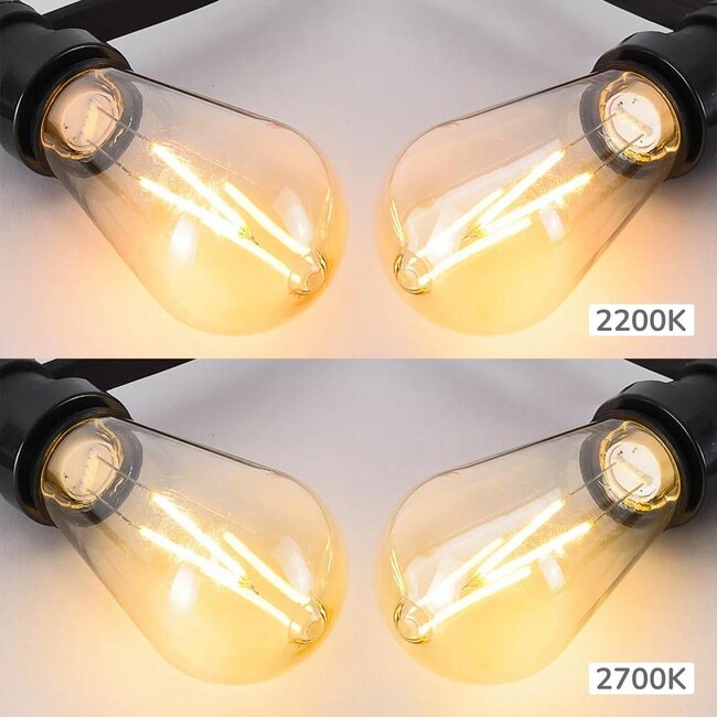 Filamenttilamppu LED himmennettävä 2,5 wattia, 60 mm (2200 K)