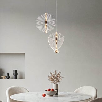 Riippuvalaisin Luminex kolmiportaisesti himmennettävällä LED-valonlähteellä - kulta