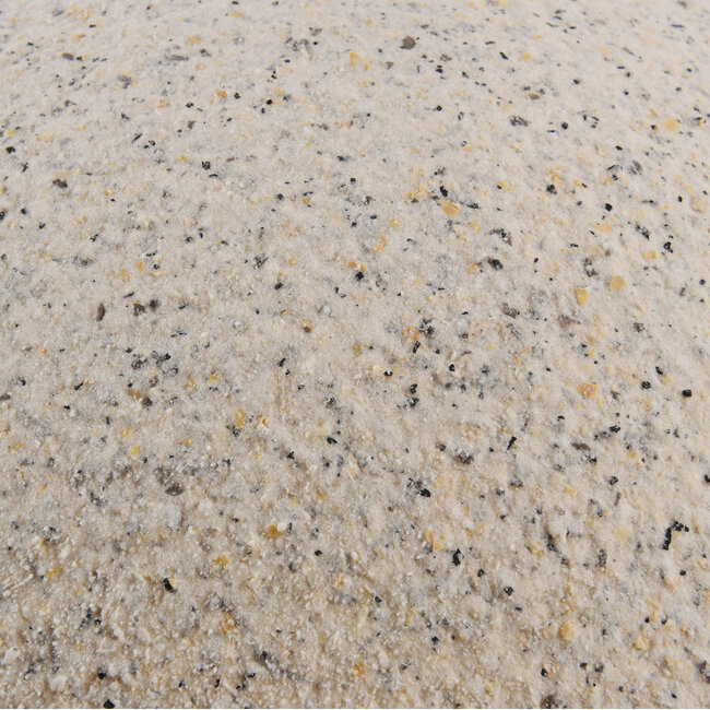 Wabi sabi -riippuvalaisin Urban Stone terrazzobeigellä kivikuviolla - 50 x 34 cm