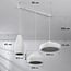 Moderne hanglamp wit in Wabi Sabi stijl, 3-lichts - Kaze