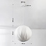 Riippuvalaisin Seda - silkin sävy