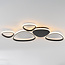 Design plafondlamp Zinara 3-staps dimbaar - zwart